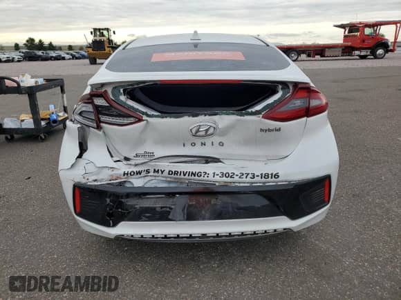 2019 Hyundai Ioniq SEL z VIN KMHC75LC9KU120799, wystawiony jako Copart lot #82252105 z przebiegiem 98 292 mil mil oraz Szkoda całkowita • Salvage title. Historia ofert i sprzedaży dostępna na DreamBid. Obrazek 6.