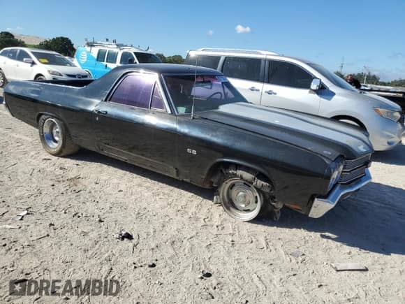 1970 Chevrolet El Camino с VIN 134800K127131, выставлен на аукционе Copart как лот 82713014 с пробегом 70 874 миль миль и Чистый • Clean title. История ставок и продаж доступна на DreamBid. Изображение 4.