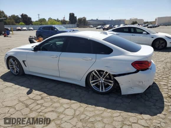 2018 BMW 4 Series 440i с VIN WBA4J5C50JBF07487, выставлен на аукционе Copart как лот 55503555 с пробегом 77 073 миль миль и Списание • Salvage title. История ставок и продаж доступна на DreamBid. Изображение 2.