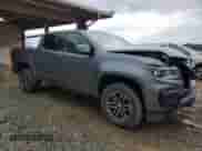 2021 Chevrolet Colorado 2WD Work Truck with VIN 1GCGSBEN2M1153228, listed as a Copart auction lot 63821175 with 120,370 mi miles and Salvage title. Bid and sale history available at DreamBid. Image 4.