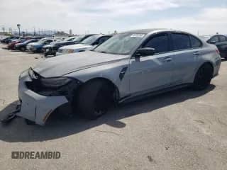 2022 BMW M3 Competition z VIN WBS33AY08NFL94004, wystawiony jako Copart lot #44735735 z przebiegiem Nie podano mil oraz Czysty tytuł • Clean title. Historia ofert i sprzedaży dostępna na DreamBid. Obrazek 1.