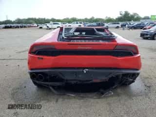 2019 Lamborghini Huracan with VIN ZHWUC1ZF5KLA11688, listed as a Copart auction lot 68573555 with 16,294 mi miles and Salvage title. Bid and sale history available at DreamBid. Image 6.
