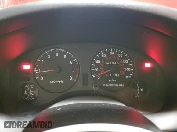 1999 Dodge Avenger with VIN 4B3AU42N3XE105542, listed as a Copart auction lot 72993624 with 43,845 mi miles and Salvage title. Bid and sale history available at DreamBid. Image 9.