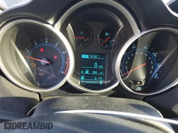 2013 Chevrolet Cruze LT with VIN 1G1PK5SB8D7172366, listed as a Copart auction lot 85006925 with 165,694 mi miles and Salvage title. Bid and sale history available at DreamBid. Image 9.