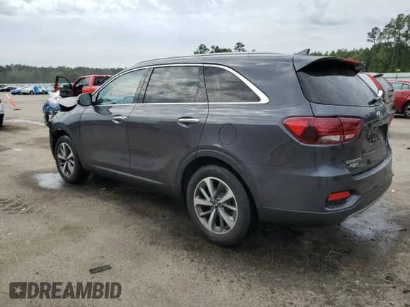 2019 Kia Sorento EX Sport with VIN 5XYPH4A52KG453042, listed as a Copart auction lot 55679945 with 75,269 mi miles and Salvage title. Bid and sale history available at DreamBid. Image 2.