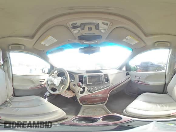 2012 Toyota Sienna XLE with VIN 5TDDK3DC7CS037517, listed as a Copart auction lot 86639205 with 295,162 mi miles and Salvage title. Bid and sale history available at DreamBid. Image 14.