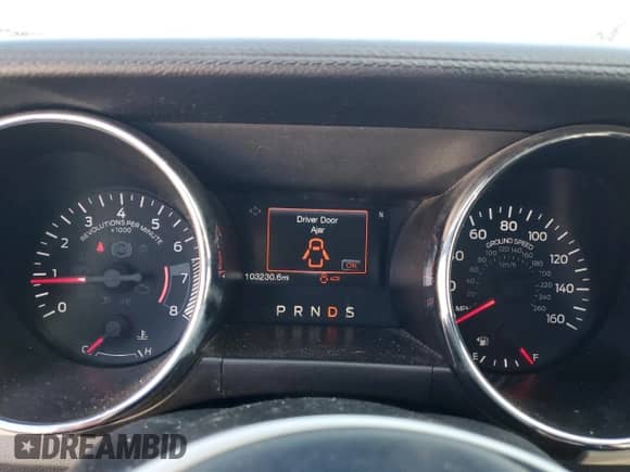 2016 Ford Mustang EcoBoost Premium with VIN 1FATP8UH2G5226860, listed as a Copart auction lot 81976155 with 103,230 mi miles and Salvage title. Bid and sale history available at DreamBid. Image 9.