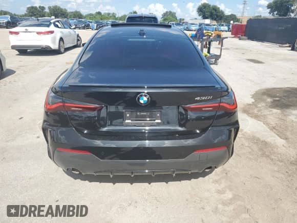 2024 BMW 4 Series 430i with VIN WBA53AP08RCN88103, listed as a Copart auction lot 67785645 with Not provided miles and Salvage title. Bid and sale history available at DreamBid. Image 6.