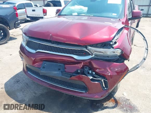 2021 Dodge Durango SXT with VIN 1C4RDHAG9MC878357, listed as a IAAI auction lot 43035473 with 70,285 mi miles and . Bid and sale history available at DreamBid. Image 6.