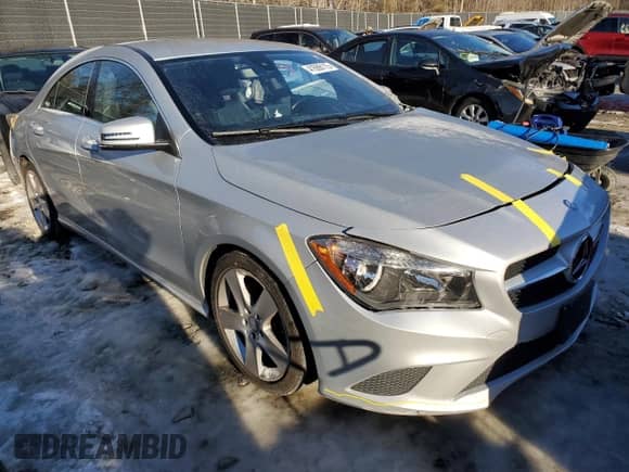 2015 Mercedes-Benz CLA 250 with VIN WDDSJ4GB8FN266811, listed as a Copart auction lot 41686115 with 60,651 mi miles and Salvage title. Bid and sale history available at DreamBid. Image 4.