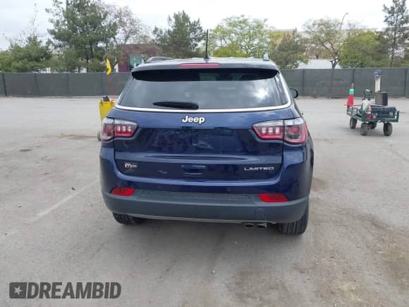 2021 Jeep Compass Limited with VIN 3C4NJCCB1MT581406, listed as a IAAI auction lot 41934159 with 22,967 mi miles and . Bid and sale history available at DreamBid. Image 17.