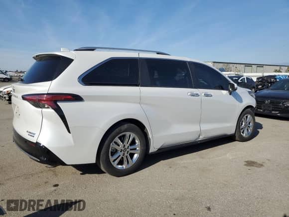 2023 Toyota Sienna Platinum z VIN 5TDESKFC4PS099796, wystawiony jako Copart lot #49534595 z przebiegiem 42 279 mil mil oraz Szkoda całkowita • Salvage title. Historia ofert i sprzedaży dostępna na DreamBid. Obrazek 3.