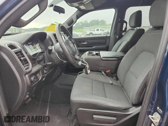 2023 Ram 1500 Tradesman with VIN 1C6SRFGT5PN639142, listed as a Copart auction lot 68443405 with 73,951 mi miles and Salvage title. Bid and sale history available at DreamBid. Image 7.