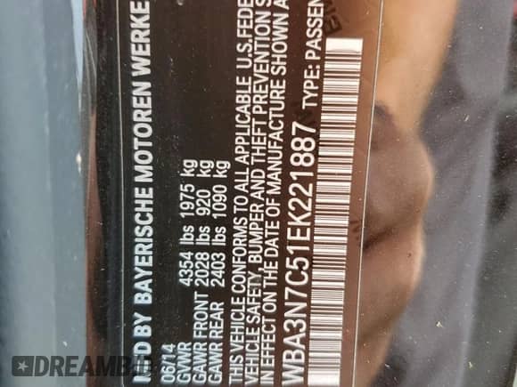 2014 BMW 4 Series 428i с VIN WBA3N7C51EK221887, выставлен на аукционе Copart как лот 81867225 с пробегом 252 631 миль миль и Чистый • Clean title. История ставок и продаж доступна на DreamBid. Изображение 12.