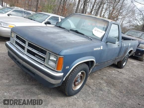1988 Dodge Dakota with VIN 1B7GN14X7JS782283, listed as a IAAI auction lot 41717137 with 104,582 mi miles and . Bid and sale history available at DreamBid. Image 2.