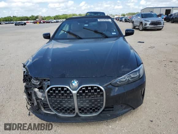 2023 BMW 4 Series 430i with VIN WBA23AT0XPCL58505, listed as a Copart auction lot 62234245 with Not provided miles and Salvage title. Bid and sale history available at DreamBid. Image 5.