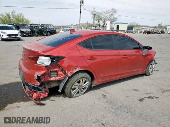 2020 Hyundai Elantra Value Edition with VIN 5NPD84LF3LH536711, listed as a Copart auction lot 71282215 with 31,061 mi miles and Salvage title. Bid and sale history available at DreamBid. Image 3.