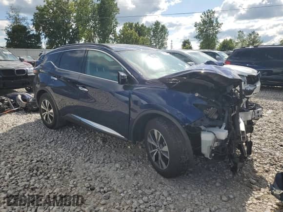 2023 Nissan Murano SV with VIN 5N1AZ2BS9PC106634, listed as a Copart auction lot 69570435 with 68,387 mi miles and Non repairable. Bid and sale history available at DreamBid. Image 4.