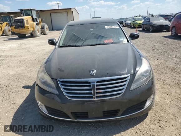2014 Hyundai Equus Ultimate with VIN KMHGH4JH1EU084165, listed as a Copart auction lot 73370204 with 143,108 mi miles and Salvage title. Bid and sale history available at DreamBid. Image 5.