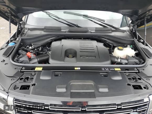 2025 Land Rover Range Rover Sport SE with VIN SAL1P9EU9SA443432, listed as a Copart auction lot 57433495 with 591 mi miles and Salvage title. Bid and sale history available at DreamBid. Image 12.