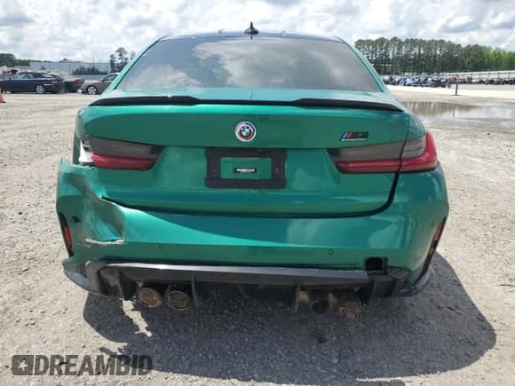 2022 BMW M3 Competition xDrive with VIN WBS43AY05NFN12563, listed as a Copart auction lot 56837075 with Not provided miles and Salvage title. Bid and sale history available at DreamBid. Image 6.