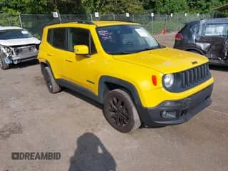 2017 Jeep Renegade Latitude with VIN ZACCJBBB7HPE76594, listed as a IAAI auction lot 42956858 with 123,046 mi miles and . Bid and sale history available at DreamBid. Image 1.
