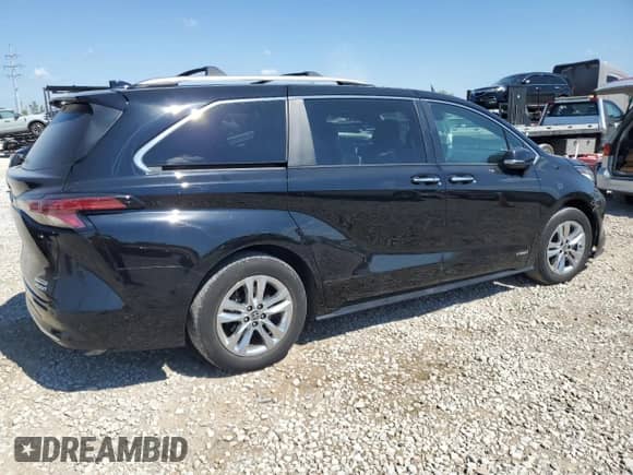 2021 Toyota Sienna Limited z VIN 5TDZSKFC7MS009747, wystawiony jako Copart lot #71240465 z przebiegiem 40 127 mil mil oraz Szkoda całkowita • Salvage title. Historia ofert i sprzedaży dostępna na DreamBid. Obrazek 3.