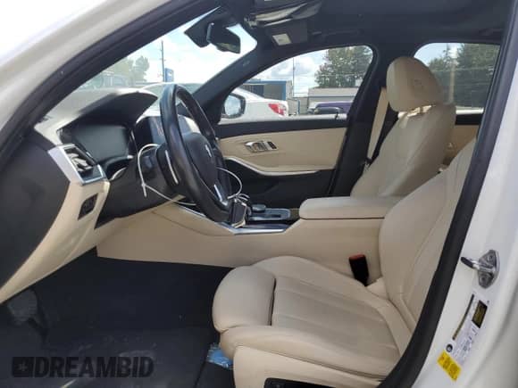 2019 BMW 3 Series 330i with VIN WBA5R1C51KAJ98333, listed as a Copart auction lot 80687105 with 88,063 mi miles and Salvage title. Bid and sale history available at DreamBid. Image 7.