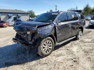 2023 Chevrolet Tahoe Premier with VIN 1GNSCSKD0PR110250, listed as a Copart auction lot 79266234 with 46,057 mi miles and Non repairable. Bid and sale history available at DreamBid. Image 1.