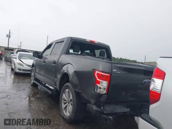 2018 Ford F-150 XL with VIN 1FTEW1CP6JKE44024, listed as a IAAI auction lot 42484385 with 104,914 mi miles and . Bid and sale history available at DreamBid. Image 3.
