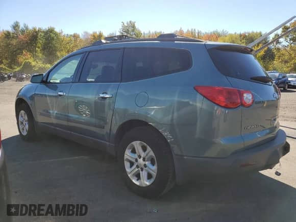 2009 Chevrolet Traverse LS z VIN 1GNEV13D89S142357, wystawiony jako Copart lot #86122985 z przebiegiem 167 081 mil mil oraz Czysty tytuł • Clean title. Historia ofert i sprzedaży dostępna na DreamBid. Obrazek 2.
