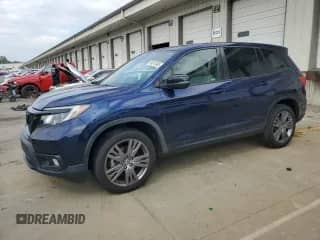 2019 Honda Passport EX-L с VIN 5FNYF7H55KB011252, выставлен на аукционе Copart как лот 66879385 с пробегом 68 710 миль миль и Списание • Salvage title. История ставок и продаж доступна на DreamBid. Изображение 1.