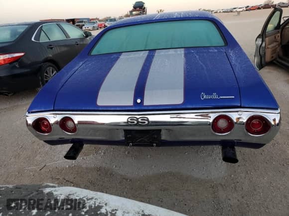 1972 Chevrolet Chevelle с VIN 1D37H2R603005, выставлен на аукционе Copart как лот 74749134 с пробегом Не указан миль и Списание • Salvage title. История ставок и продаж доступна на DreamBid. Изображение 6.