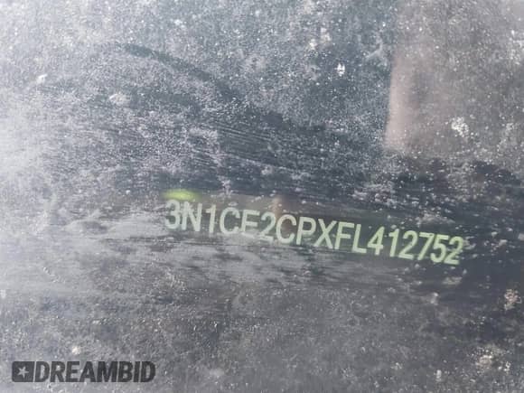 2015 Nissan Note S Plus with VIN 3N1CE2CPXFL412752, listed as a IAAI auction lot 42523293 with 64,490 mi miles and . Bid and sale history available at DreamBid. Image 12.