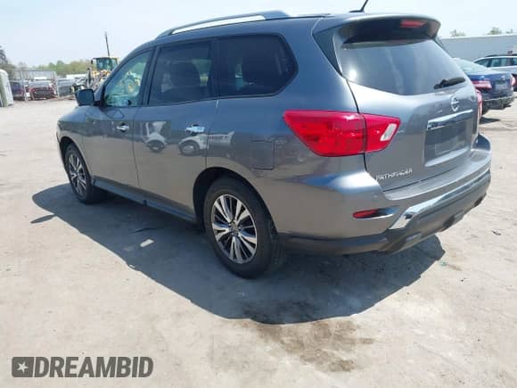 2018 Nissan Pathfinder S with VIN 5N1DR2MN0JC613157, listed as a IAAI auction lot 42074018 with 147,840 mi miles and . Bid and sale history available at DreamBid. Image 3.