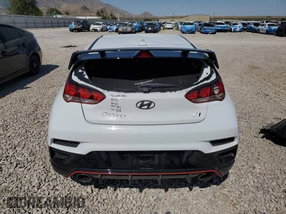 2020 Hyundai Veloster с VIN KMHT36AH9LU003547, выставлен на аукционе Copart как лот 64159465 с пробегом 50 741 миль миль и Списание • Salvage title. История ставок и продаж доступна на DreamBid. Изображение 6.