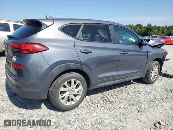 2021 Hyundai Tucson SE with VIN KM8J23A4XMU346634, listed as a Copart auction lot 65253225 with Not provided miles and Salvage title. Bid and sale history available at DreamBid. Image 3.