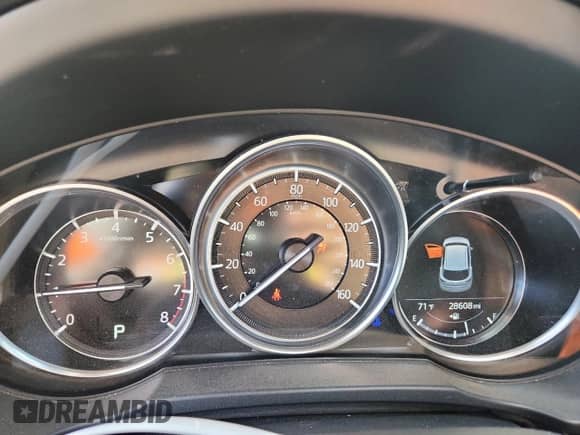 2023 Mazda CX-5 S Carbon Edition с VIN JM3KFBCM4P0160725, выставлен на аукционе Copart как лот 71481205 с пробегом 28 608 миль миль и Списание • Salvage title. История ставок и продаж доступна на DreamBid. Изображение 9.