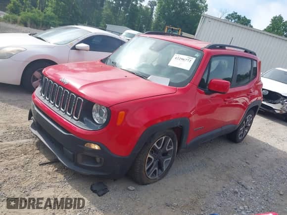 2018 Jeep Renegade Latitude with VIN ZACCJABB3JPG91146, listed as a IAAI auction lot 42296772 with 96,469 mi miles and . Bid and sale history available at DreamBid. Image 2.