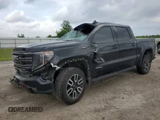 2022 GMC Sierra 1500 AT4 with VIN 1GTPUEEL4NZ534169, listed as a Copart auction lot 55020685 with 59,622 mi miles and Salvage title. Bid and sale history available at DreamBid. Image 1.