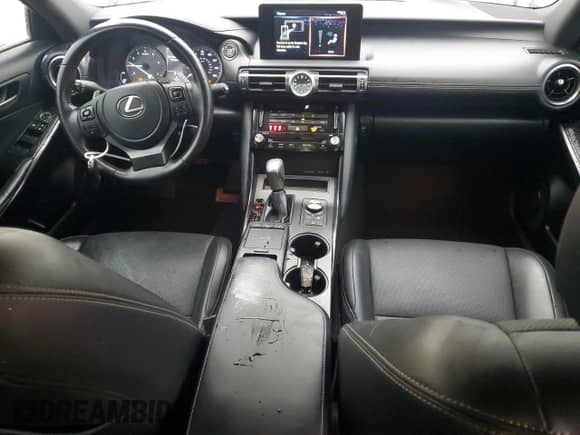 2021 Lexus IS 300 with VIN JTHA81F20M5043546, listed as a Copart auction lot 59564445 with 60,471 mi miles and Salvage title. Bid and sale history available at DreamBid. Image 8.