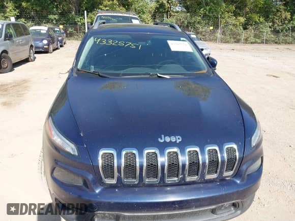 2014 Jeep Cherokee Latitude with VIN 1C4PJMCS0EW197448, listed as a IAAI auction lot 43325751 with 223,473 mi miles and . Bid and sale history available at DreamBid. Image 13.