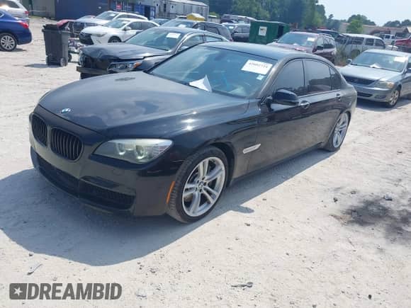 2013 BMW 7 Series 750Li xDrive with VIN WBAYF8C53DDE59223, listed as a IAAI auction lot 42602724 with 145,058 mi miles and . Bid and sale history available at DreamBid. Image 17.