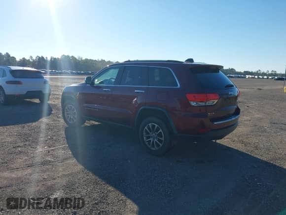 2016 Jeep Grand Cherokee Limited with VIN 1C4RJFBG5GC496763, listed as a IAAI auction lot 43456841 with 92,667 mi miles and . Bid and sale history available at DreamBid. Image 3.