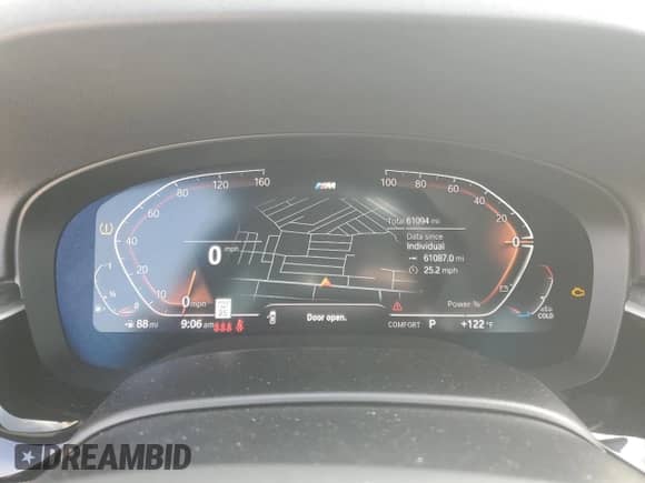 2022 BMW 5 Series 540i xDrive z VIN WBA73BJ09NWX77360, wystawiony jako Copart lot #67325455 z przebiegiem 61 094 mil mil oraz Szkoda całkowita • Salvage title. Historia ofert i sprzedaży dostępna na DreamBid. Obrazek 9.