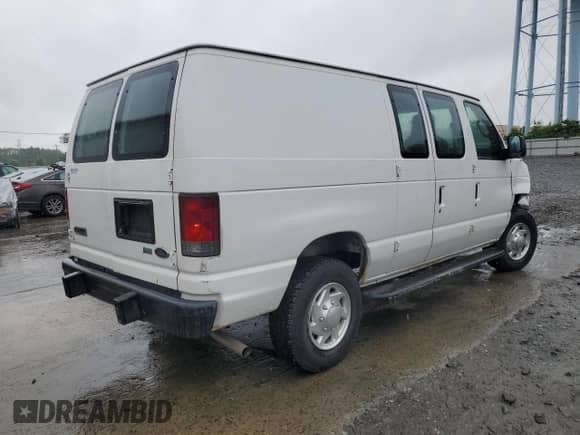 2010 Ford Econoline Cargo Commercial with VIN 1FTNE2EW2ADA36668, listed as a Copart auction lot 59904755 with 41,419 mi miles and Salvage title. Bid and sale history available at DreamBid. Image 3.