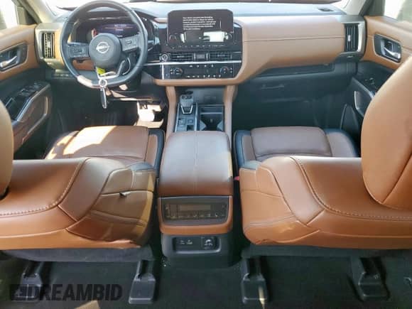 2023 Nissan Pathfinder Platinum with VIN 5N1DR3DHXPC274805, listed as a Copart auction lot 80574625 with 30,179 mi miles and Salvage title. Bid and sale history available at DreamBid. Image 8.