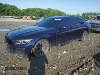 2020 BMW 7 Series 750i xDrive с VIN WBA7U2C09LBM61908, выставлен на аукционе Copart как лот 61581595 с пробегом 76 556 миль миль и Списание • Salvage title. История ставок и продаж доступна на DreamBid. Изображение 1.