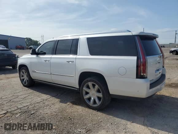 2017 Cadillac Escalade ESV Premium Luxury with VIN 1GYS4JKJ1HR217731, listed as a Copart auction lot 61432585 with 95,348 mi miles and Clean title. Bid and sale history available at DreamBid. Image 2.