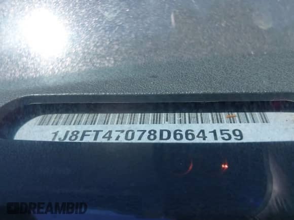 2008 Jeep Compass Sport с VIN 1J8FT47078D664159, выставлен на аукционе IAAI как лот 42632217 с пробегом 199 404 миль миль и . История ставок и продаж доступна на DreamBid. Изображение 16.